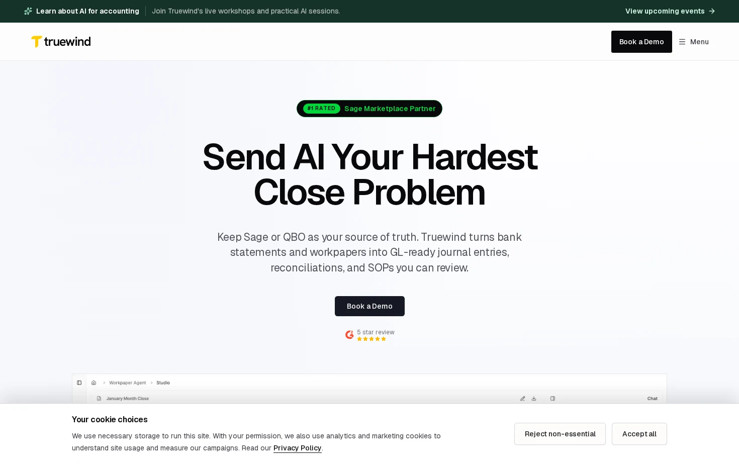 Truewind 页面快照